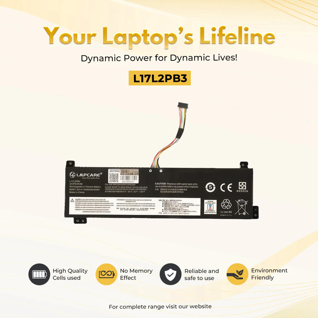 Lenovo L17L2PB3 / L17M2PB4 Battery - Image 3